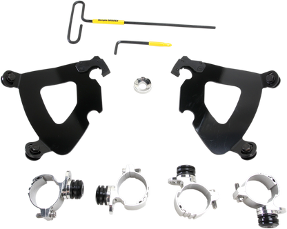Kit de hardware de bloqueo del gatillo del carenado del guantelete - Kit de montaje del guantelete - Negro - XL883