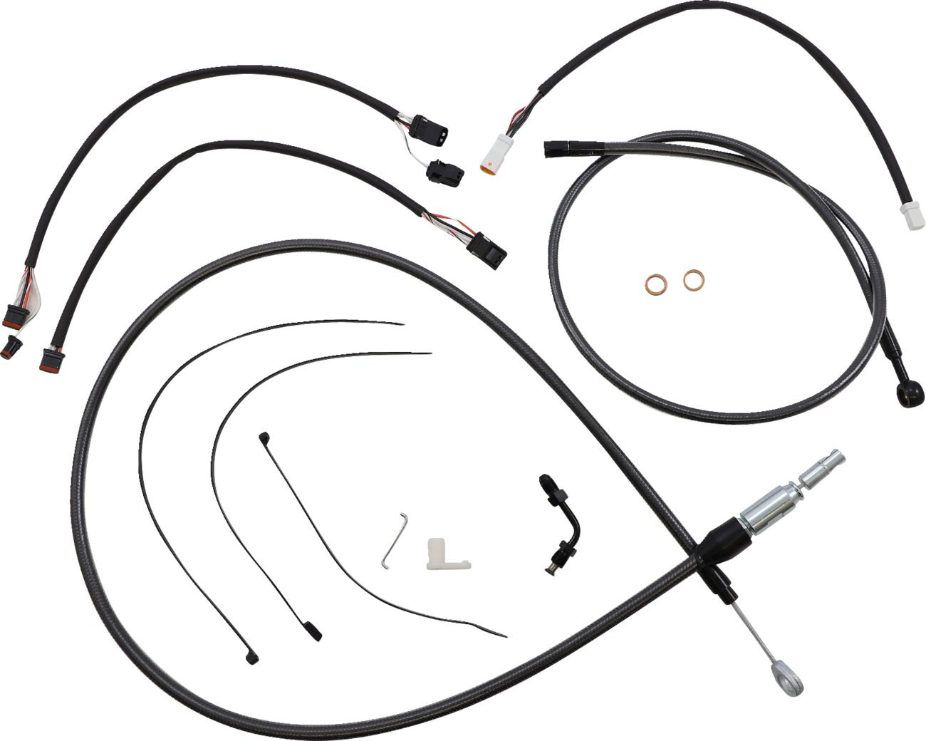 Kit de instalación de manillar de diseño Black Pearl™ - Kit de instalación de manillar de diseño Black Pearl™ - 15"-17" - Softail '18-'24