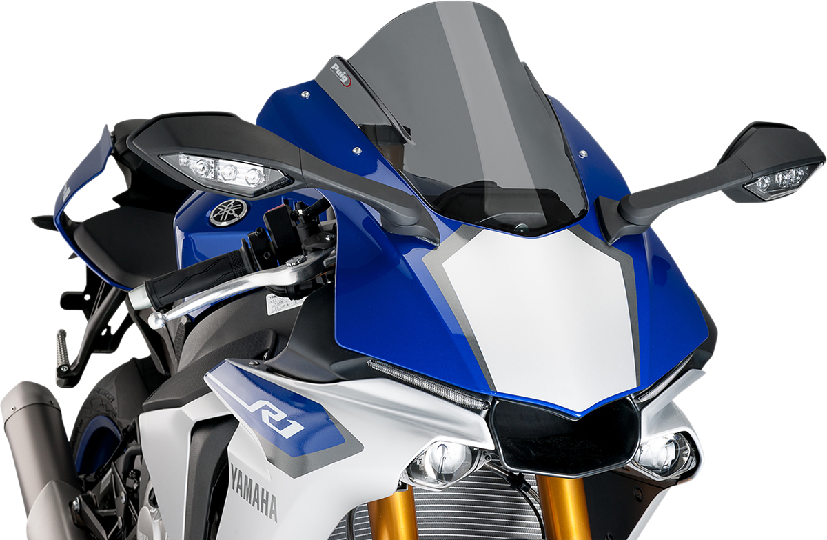 Parabrisas Z-Racing - Parabrisas de carrera - 13-1/4" - Ahumado oscuro - YZF-R1