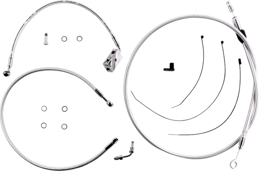 Kit de instalación de manillar de diseñador Sterling Chromite II® - Kit de instalación de manillar de diseñador Sterling Chromite II® - 10" - Softail '18-'24