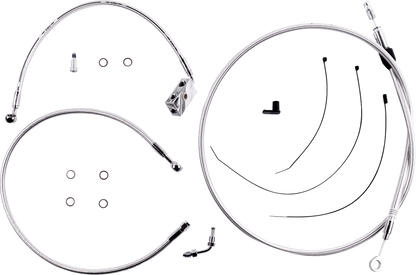 Kit de instalación de manillar de diseñador Sterling Chromite II® - Kit de instalación de manillar de diseñador Sterling Chromite II® - 10" - Softail '18-'24