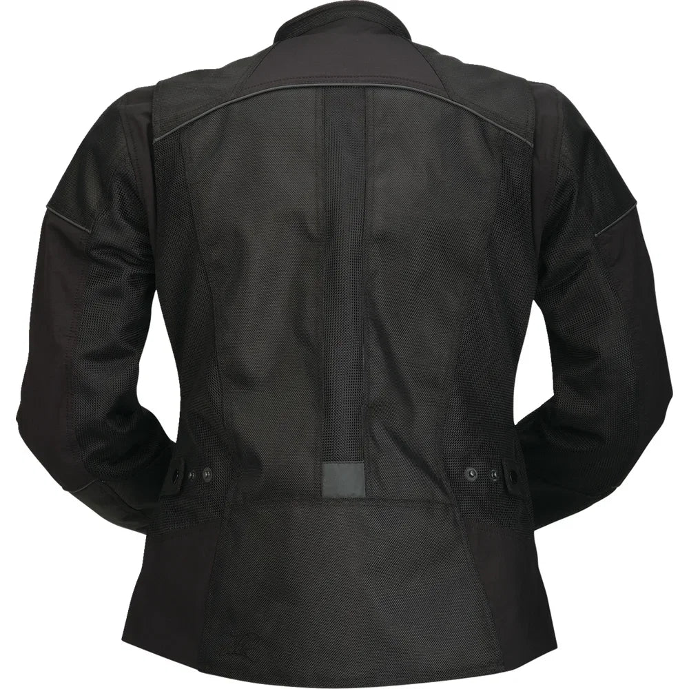 Chamarra zephyr negra para mujer