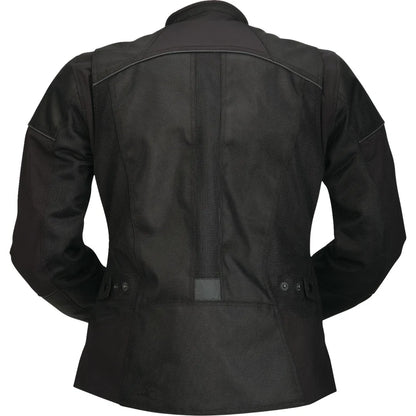 Chamarra zephyr negra para mujer