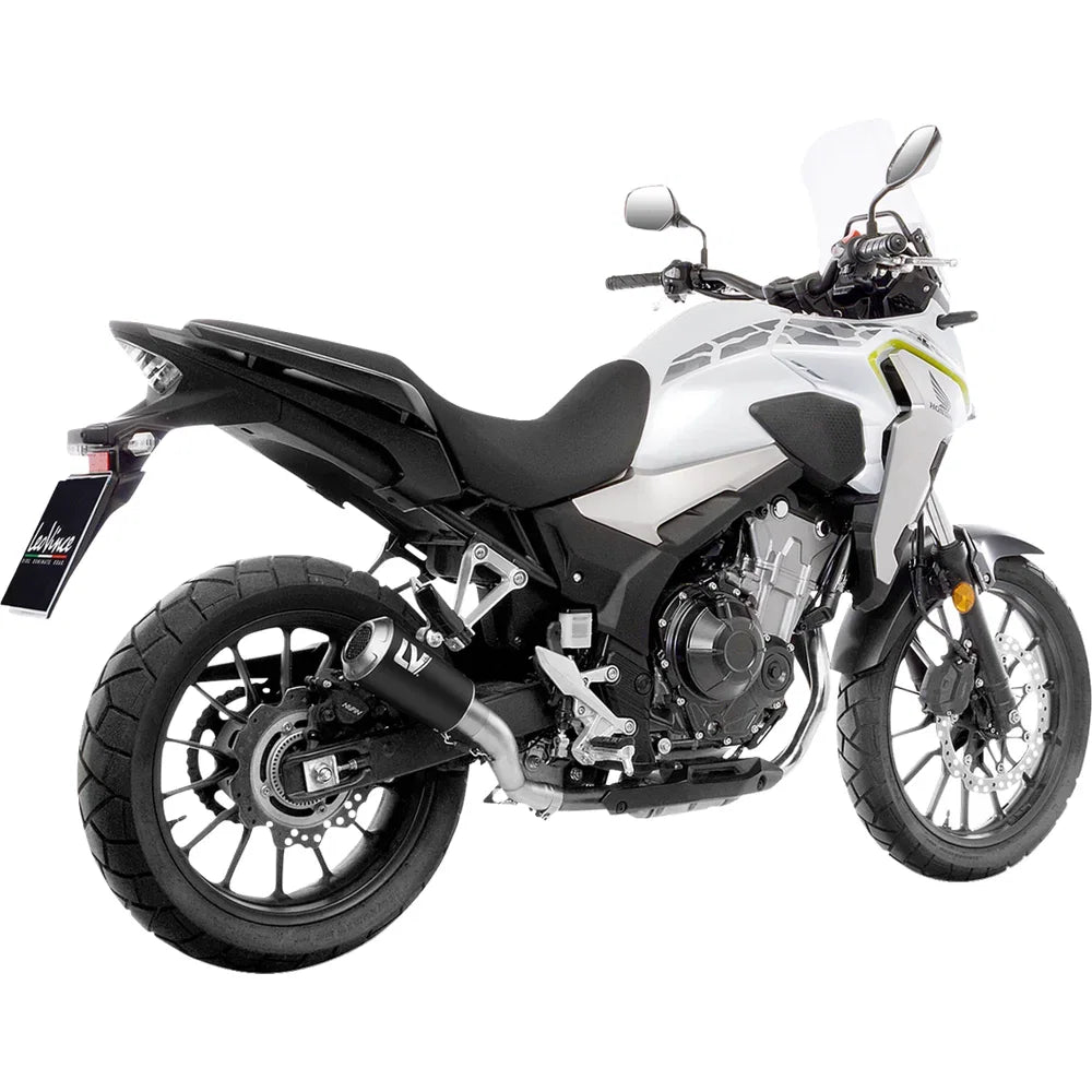 Silenciador LEOVINCE LV-10 Slip-On Black Stainless Steel CB/CBR 500 F/R/X
