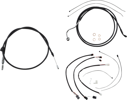 Kit de instalación de manillar XR - Kit de instalación de manillar XR - Perchas para monos de 15"-17" - FLHR '21-'22 - Negro