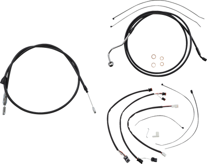Kit de instalación de manillar XR - Kit de instalación de manillar XR - Perchas para monos de 15"-17" - FLHR '21-'22 - Negro