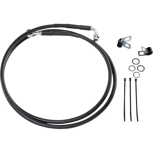 Kit de línea de freno de vinilo negro de longitud extendida