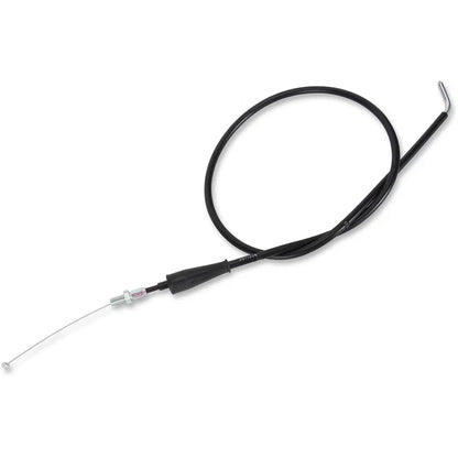 Cable del acelerador de vinilo negro.