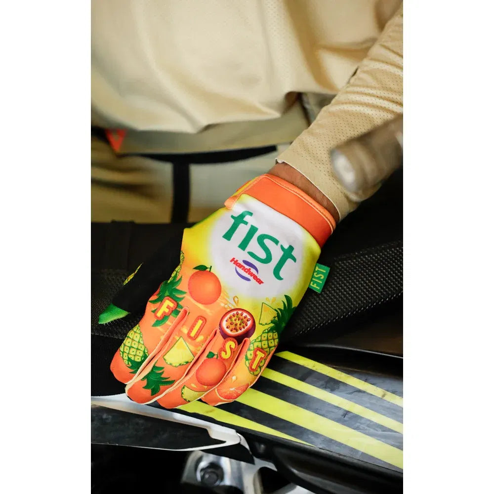 Guantes de ponche de frutas con correas