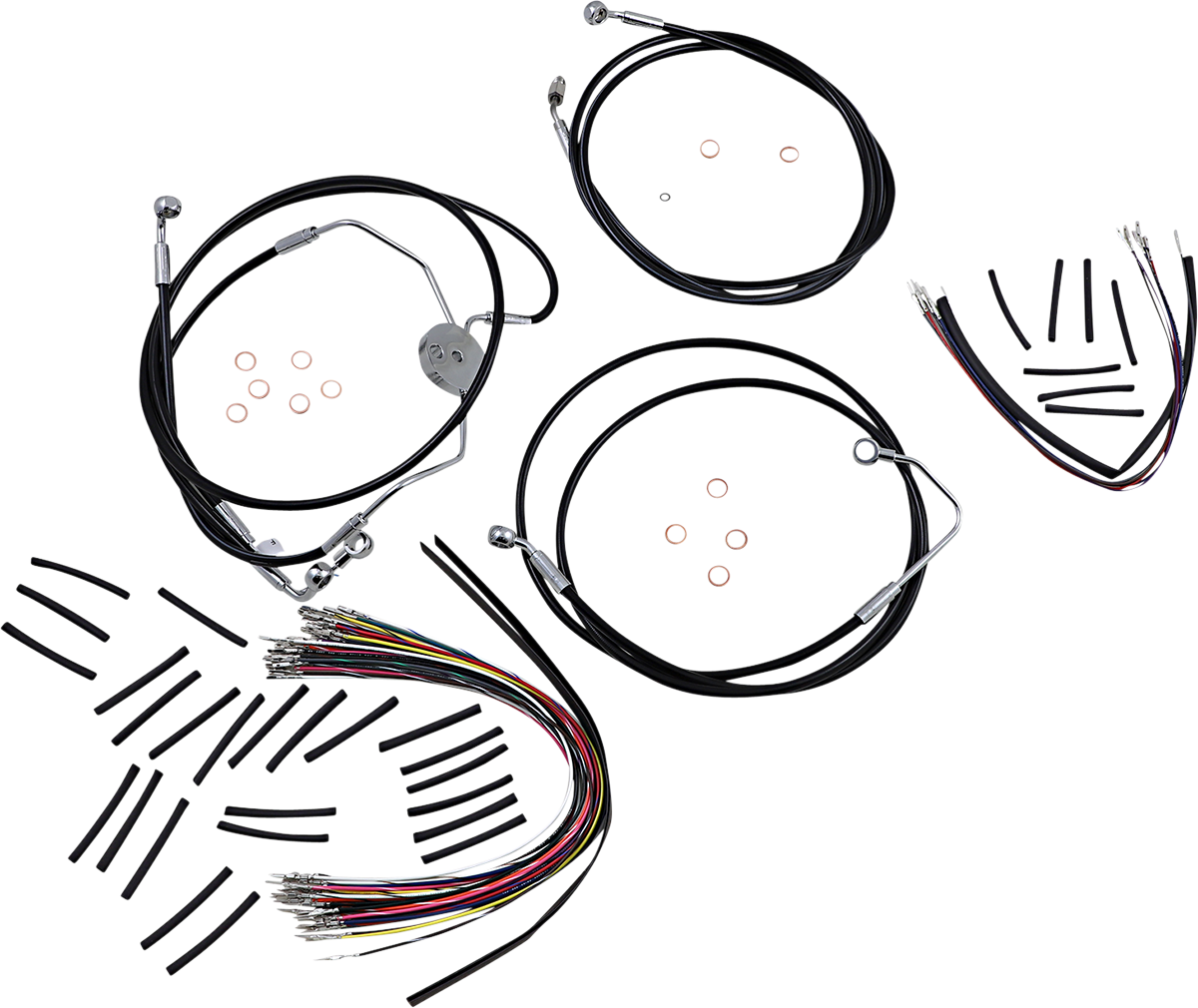 Kit de instalación de manillar XR - Kit de instalación de manillar XR - Colgadores Ape de 12"-14" - FLTRSE '09-'12 - Negro