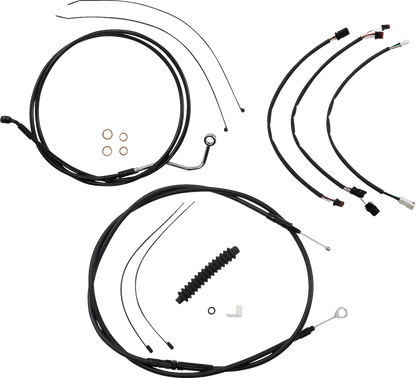 Kit de instalación de manillar XR - Kit de instalación de manillar XR - Perchas Ape de 15"-17" - FLTR '21-'23 - Negro