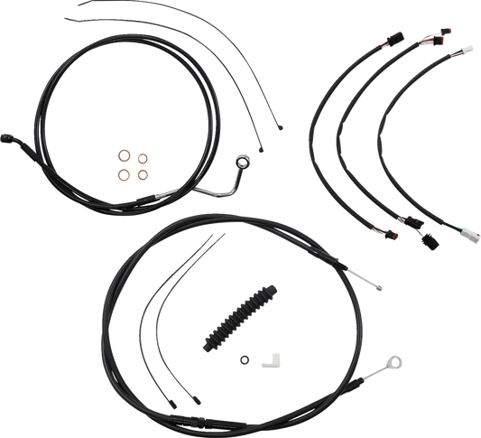Kit de instalación de manillar XR - Kit de instalación de manillar XR - Perchas Ape de 15"-17" - FLTR '21-'23 - Negro