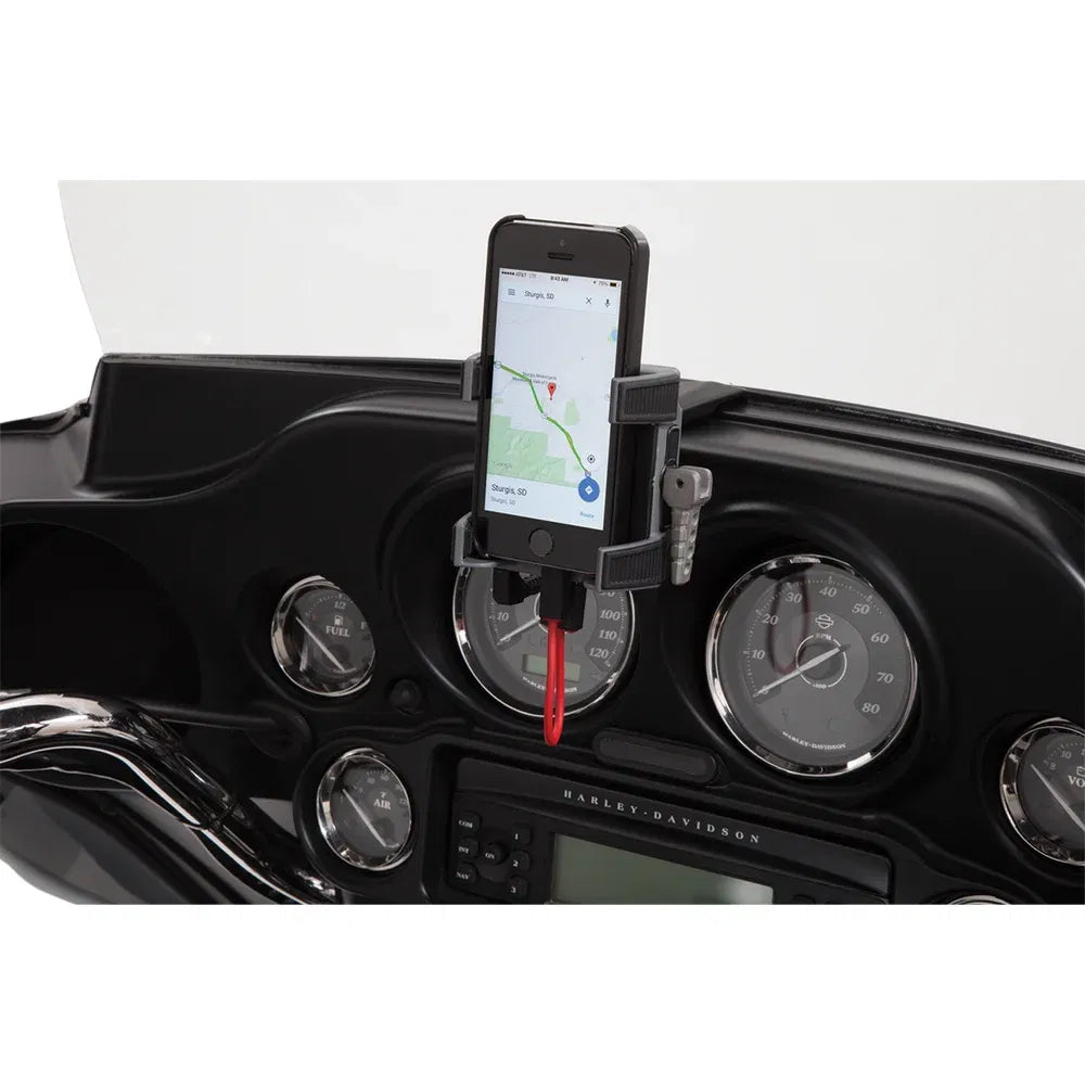 Soporte para smartphone/gps con cargador
