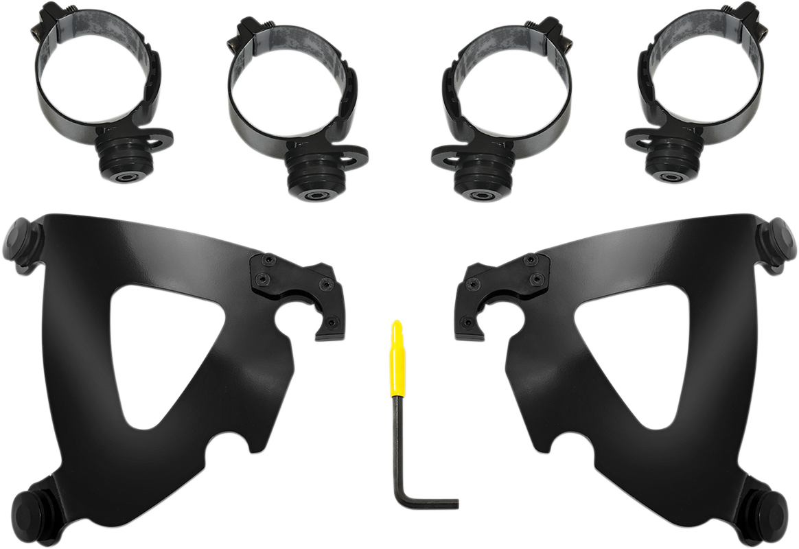 Kit de montaje con bloqueo de gatillo Road Warrior - Kit de montaje Road Warrior - Negro - FLSB/FXLRS