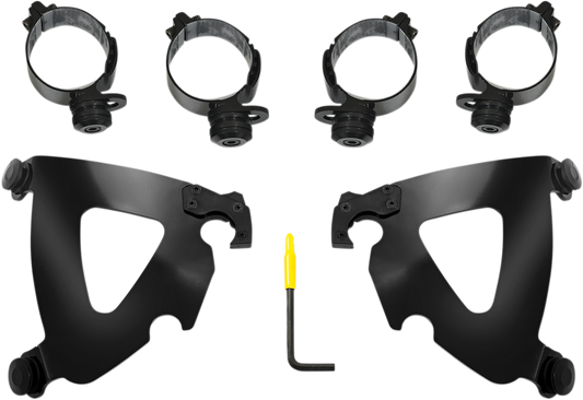 Kit de montaje con bloqueo de gatillo Road Warrior - Kit de montaje Road Warrior - Negro - FLSB/FXLRS