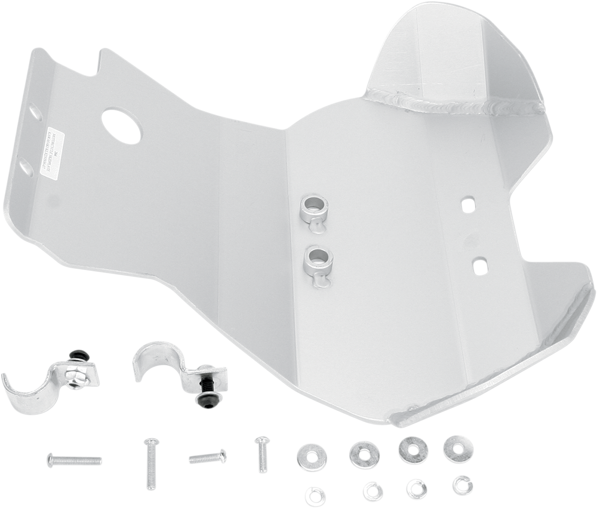 Protector de bajos de aluminio — Protector de bajos - Protector de bajos - Plata - Kawasaki - KLX 250 S | 300/R