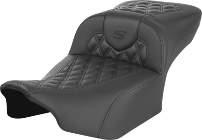 Asiento de alcance extendido Roadsofa™ - Asiento de alcance extendido Roadsofa™ - sin respaldo - Fibra de carbono - Costura de celosía - FLTR/FLHX '23-'24