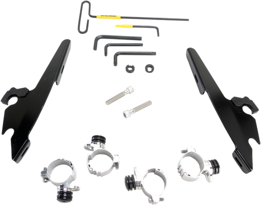 Kit de montaje con bloqueo de gatillo de carenado Batwing - Batwing - Kit de montaje - Negro - XL48