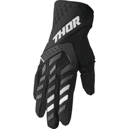 Guantes spectrum negro/blanco para mujer