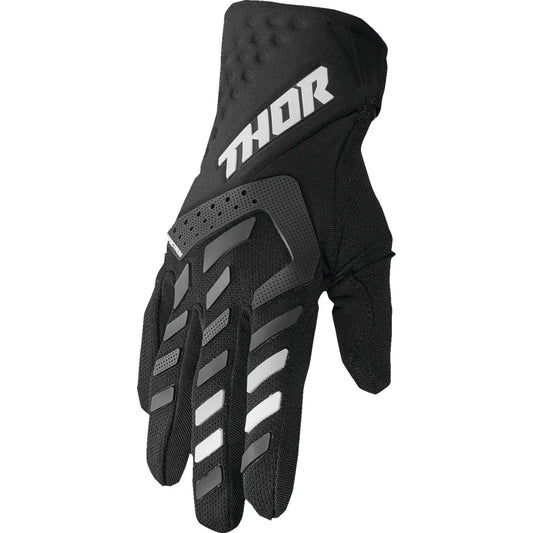 Guantes spectrum negro/blanco para mujer