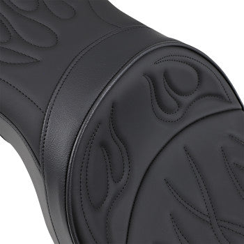 Asiento Drag Specialties turismo flamas