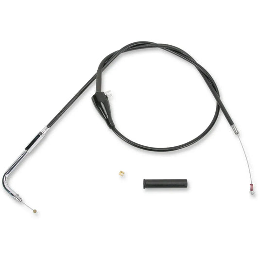 Cable de acelerador/ralentí de vinilo negro