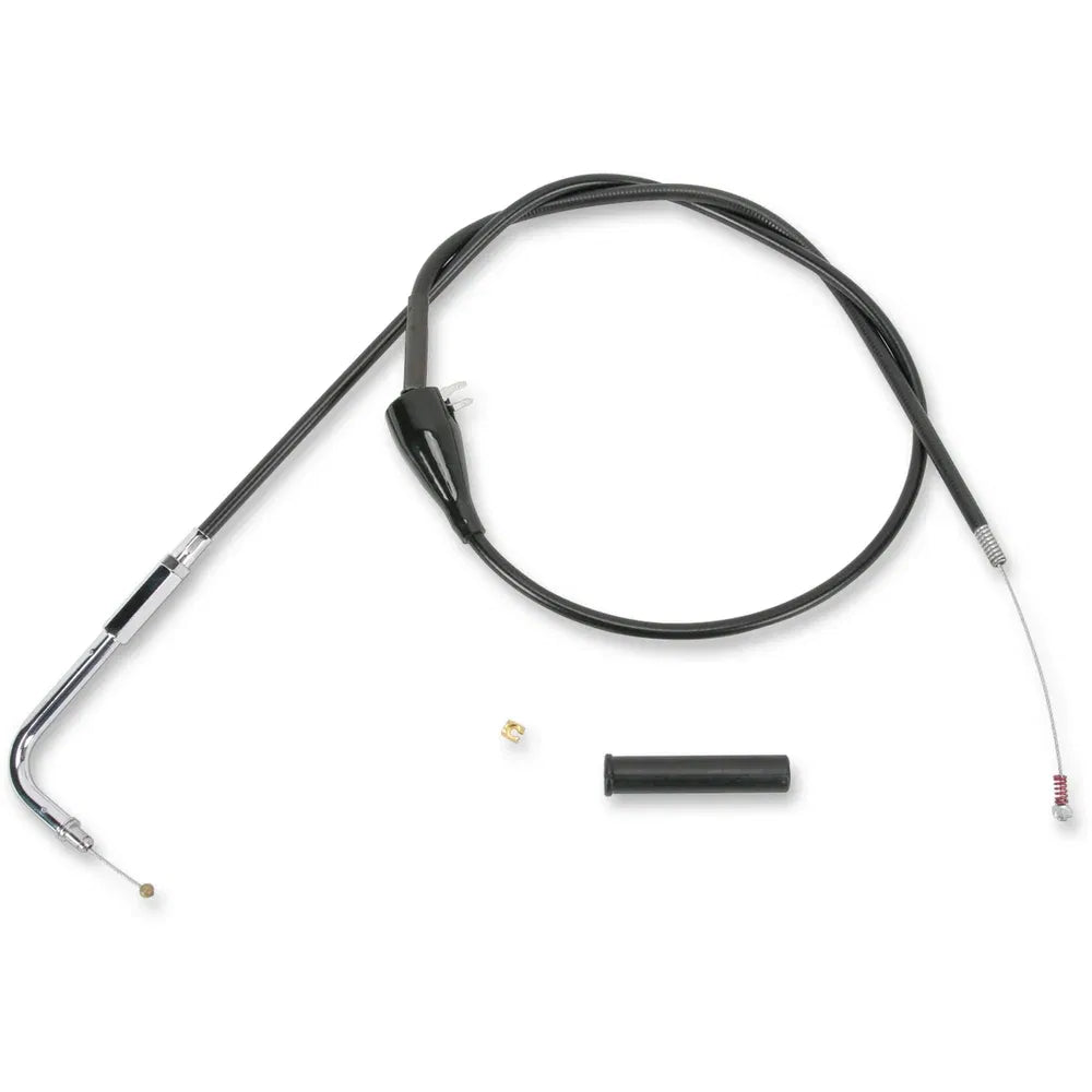 Cable de acelerador/ralentí de vinilo negro
