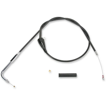 Cable de acelerador/ralentí de vinilo negro