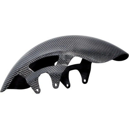 Guardabarros delantero de fibra de carbono cafe de 19"