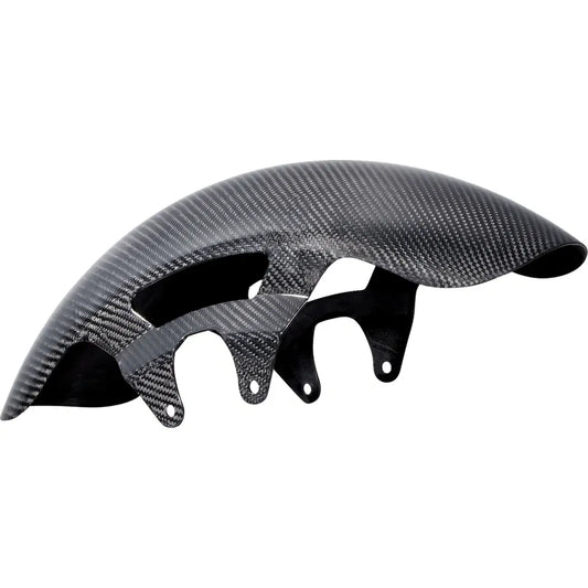 Guardabarros delantero de fibra de carbono cafe de 19"