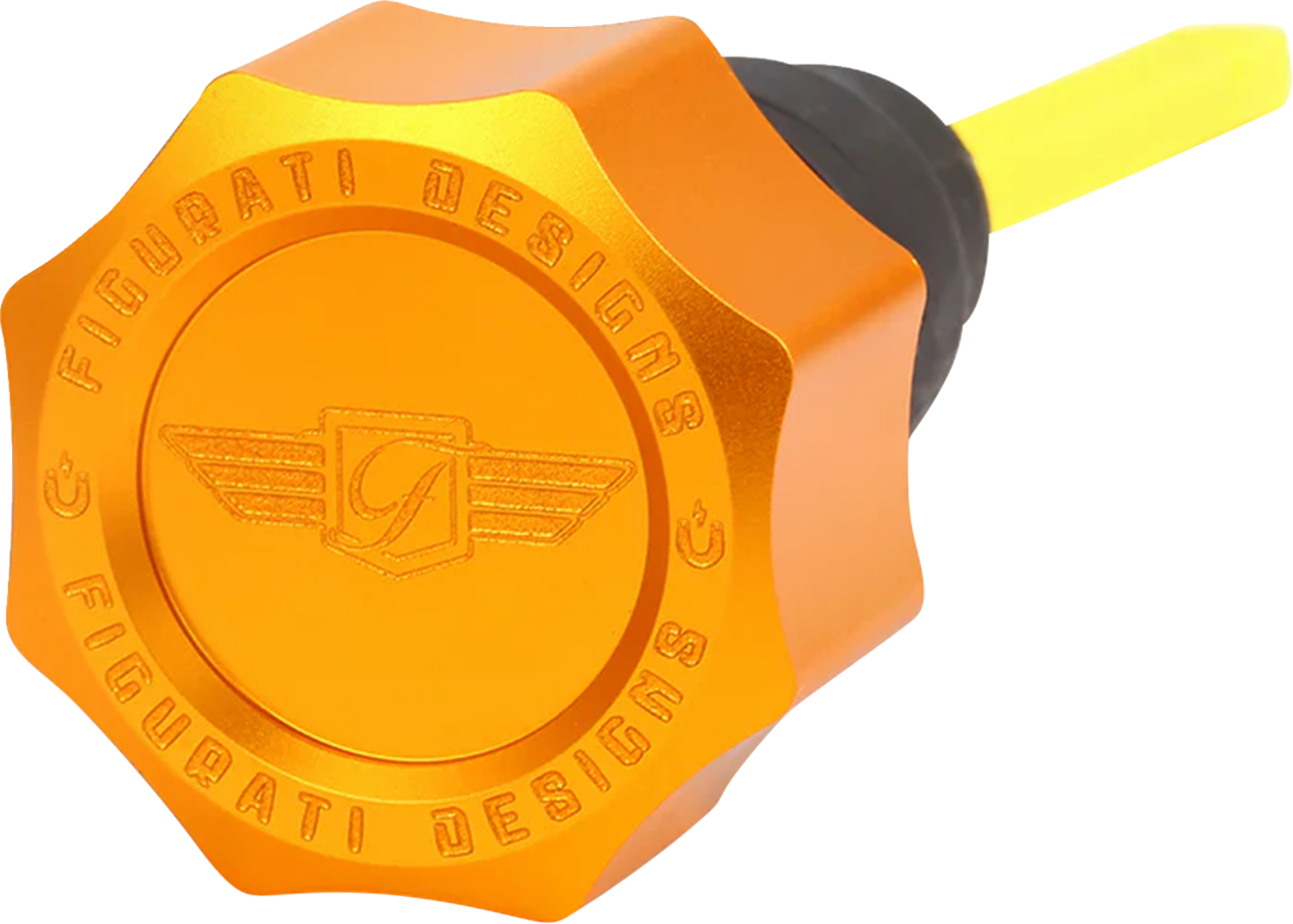 Varilla de nivel de aceite magnética de rendimiento - Varilla de nivel de aceite magnética de rendimiento - Curva - Dorada - Touring/Trike '07-'16