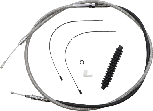 Kit de instalación de manillar XR - Kit de instalación de manillar XR - Perchas para monos de 12"-14" - FLHR '21-'22 - Acero inoxidable/cromo