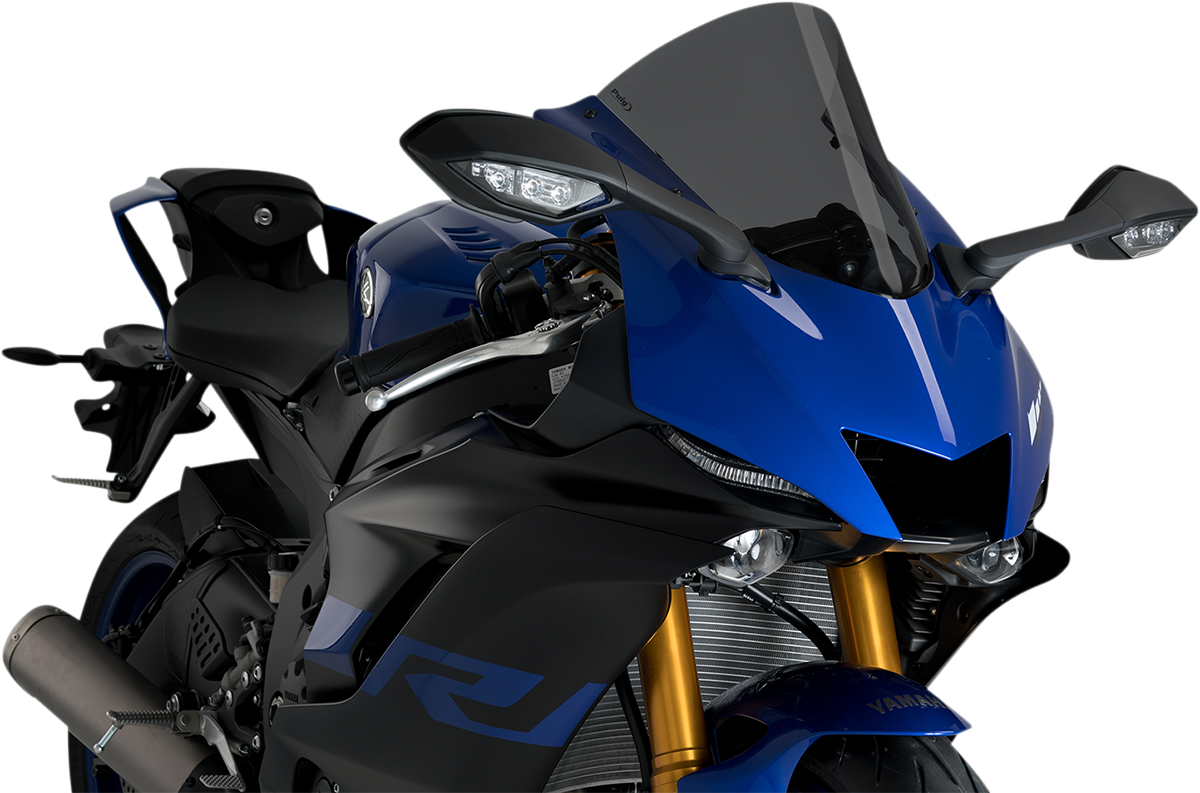 Parabrisas Z-Racing - Parabrisas de carrera - 14-1/2" - Ahumado oscuro - YZF-R6