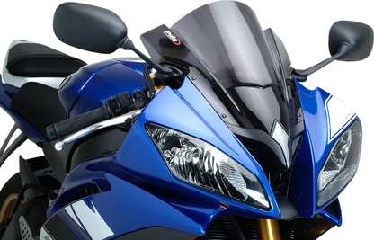 Parabrisas Z-Racing - Parabrisas de carrera - 13-3/4" - Ahumado oscuro - YZF-R6
