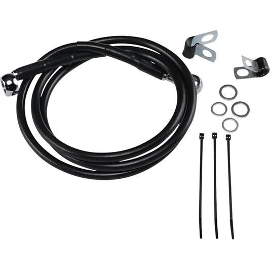 Kit de línea de freno de vinilo negro de longitud extendida