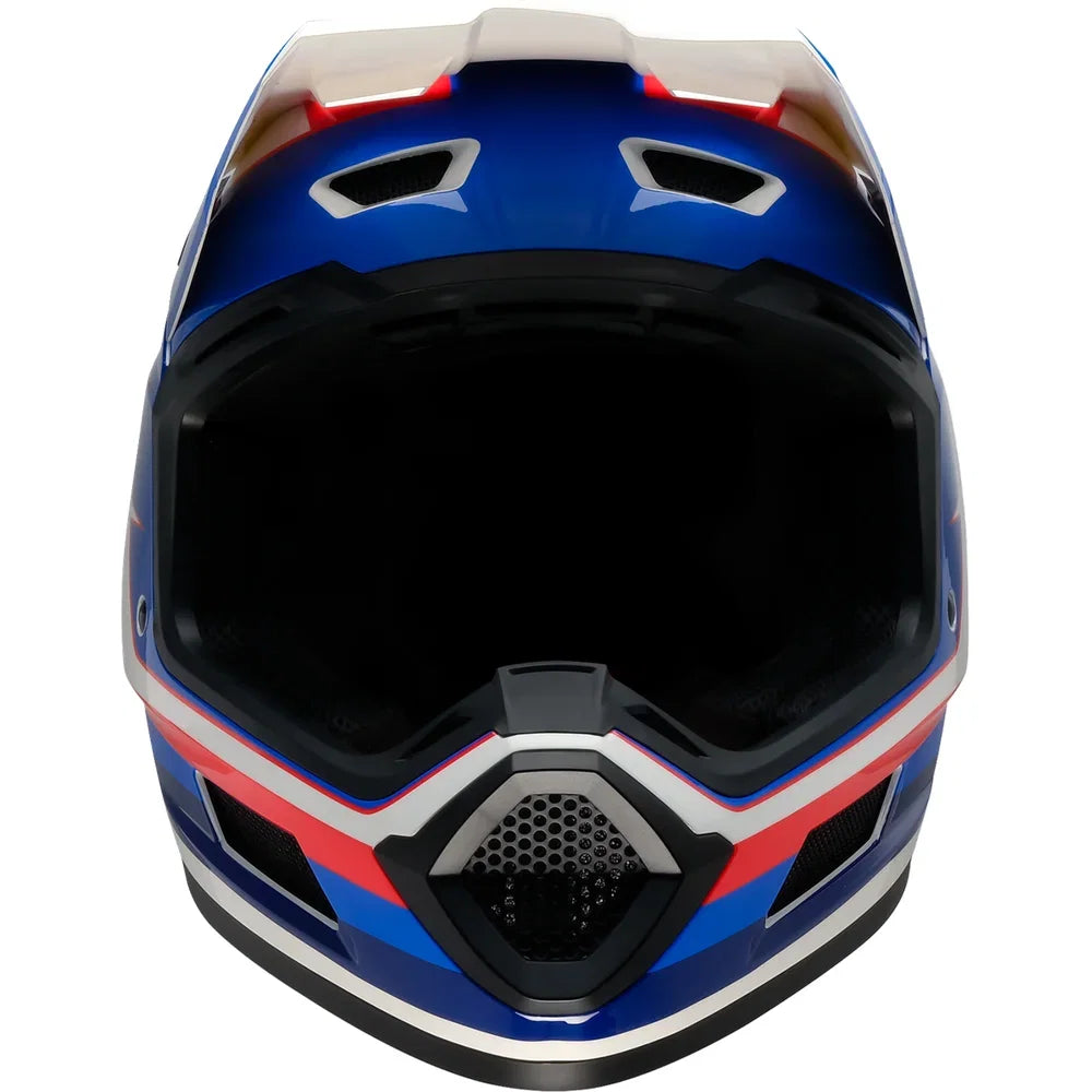 Casco dirt maxx vortex rojo/blanco/azul