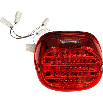 Taillight w/ Integrated Turn Signal - Top Window - Red Lens