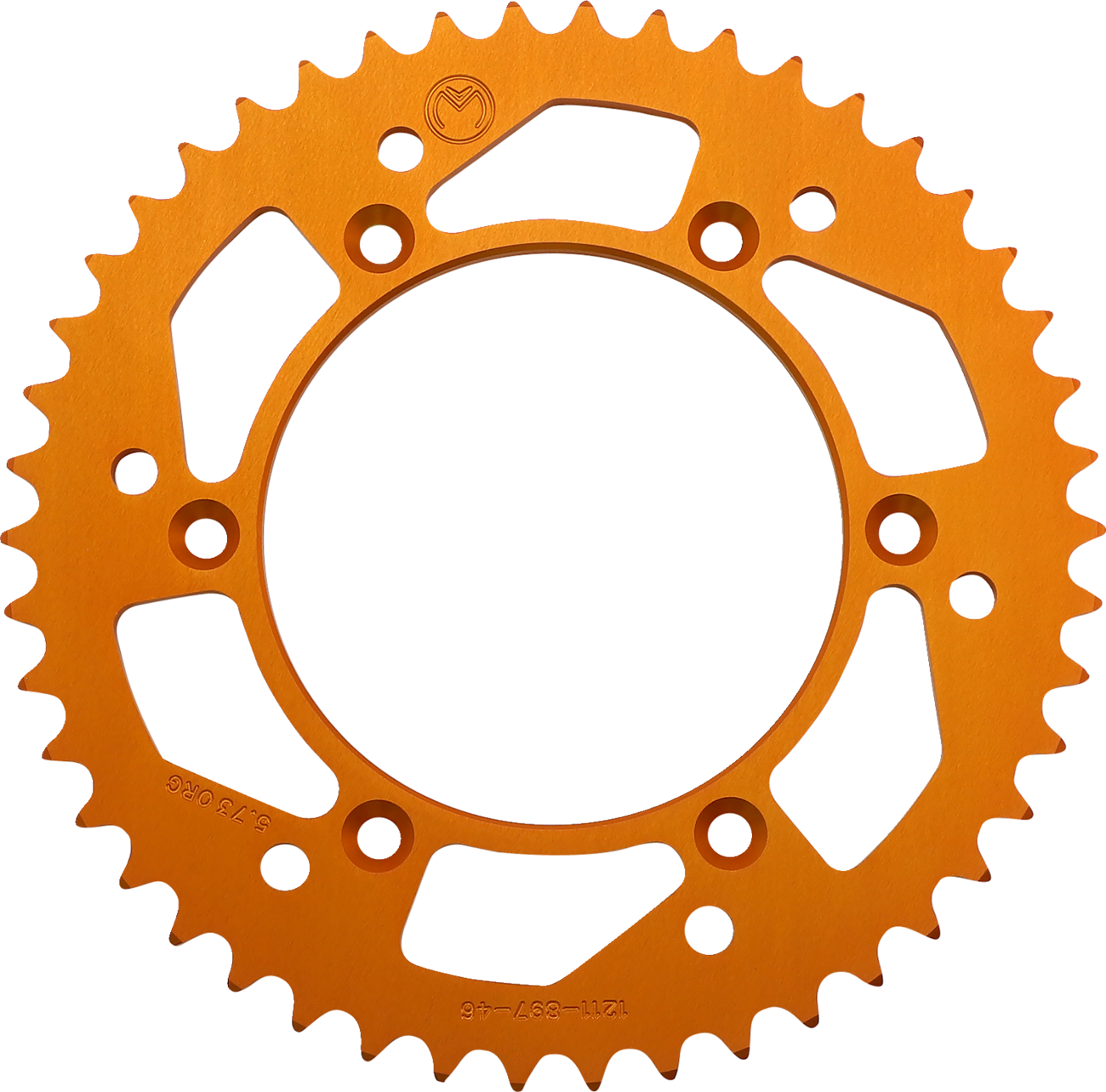 Corona Trasera Aluminio - Corona Trasera - Aluminio - 46 Dientes - Naranja - Husaberg/Husqvarna/KTM