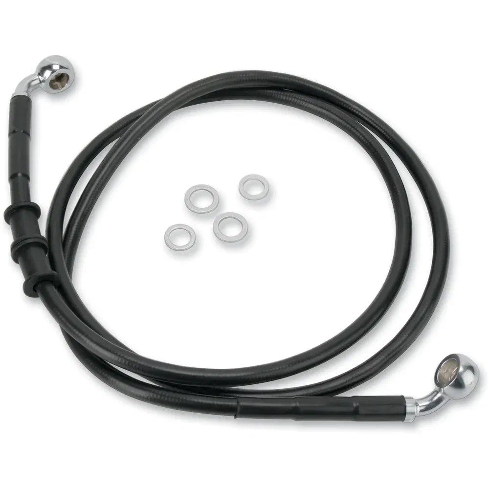 Kit de línea de freno de vinilo negro de longitud extendida