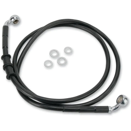 Kit de línea de freno de vinilo negro de longitud extendida