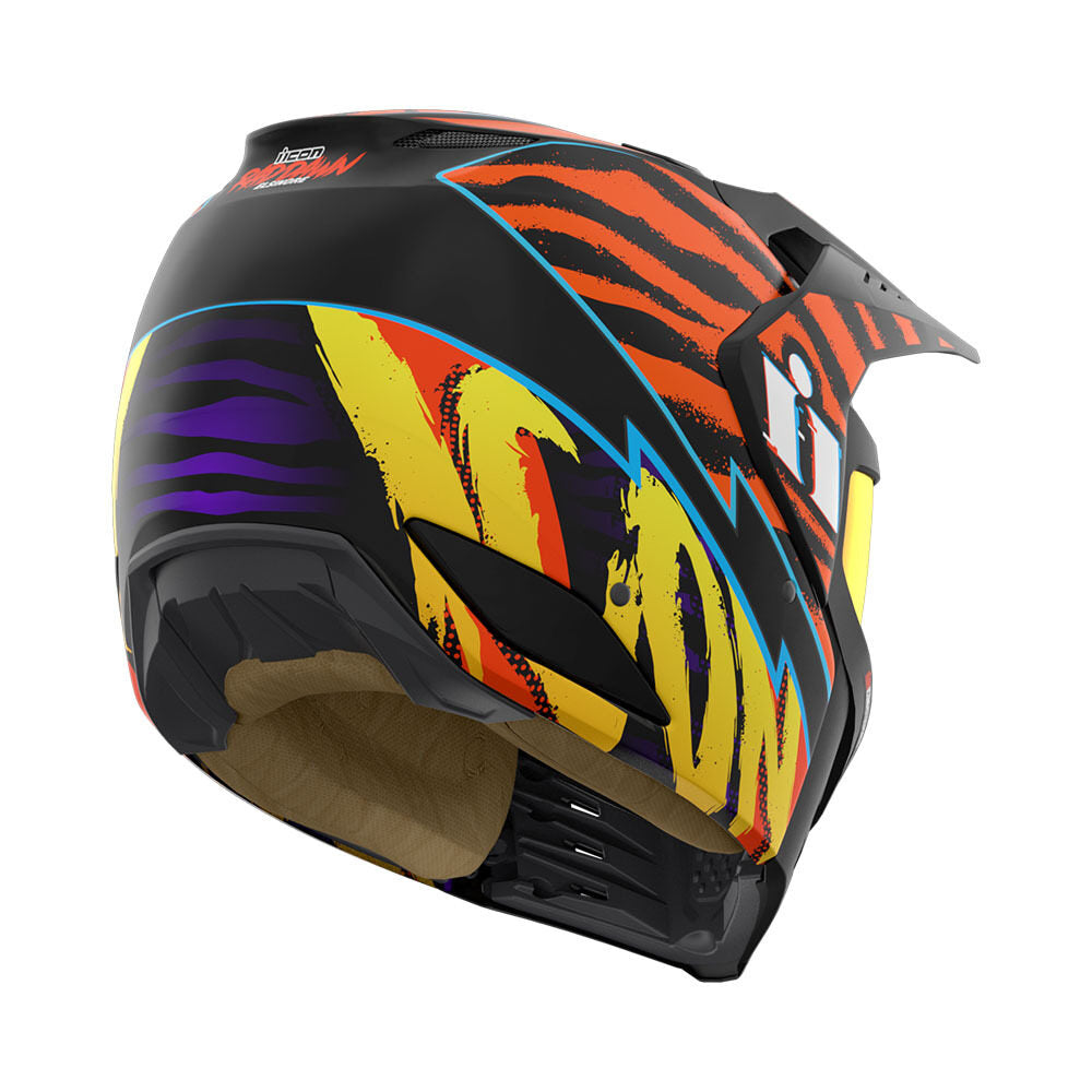 Casco Icon Elsinore Rad Dawn - Naranja