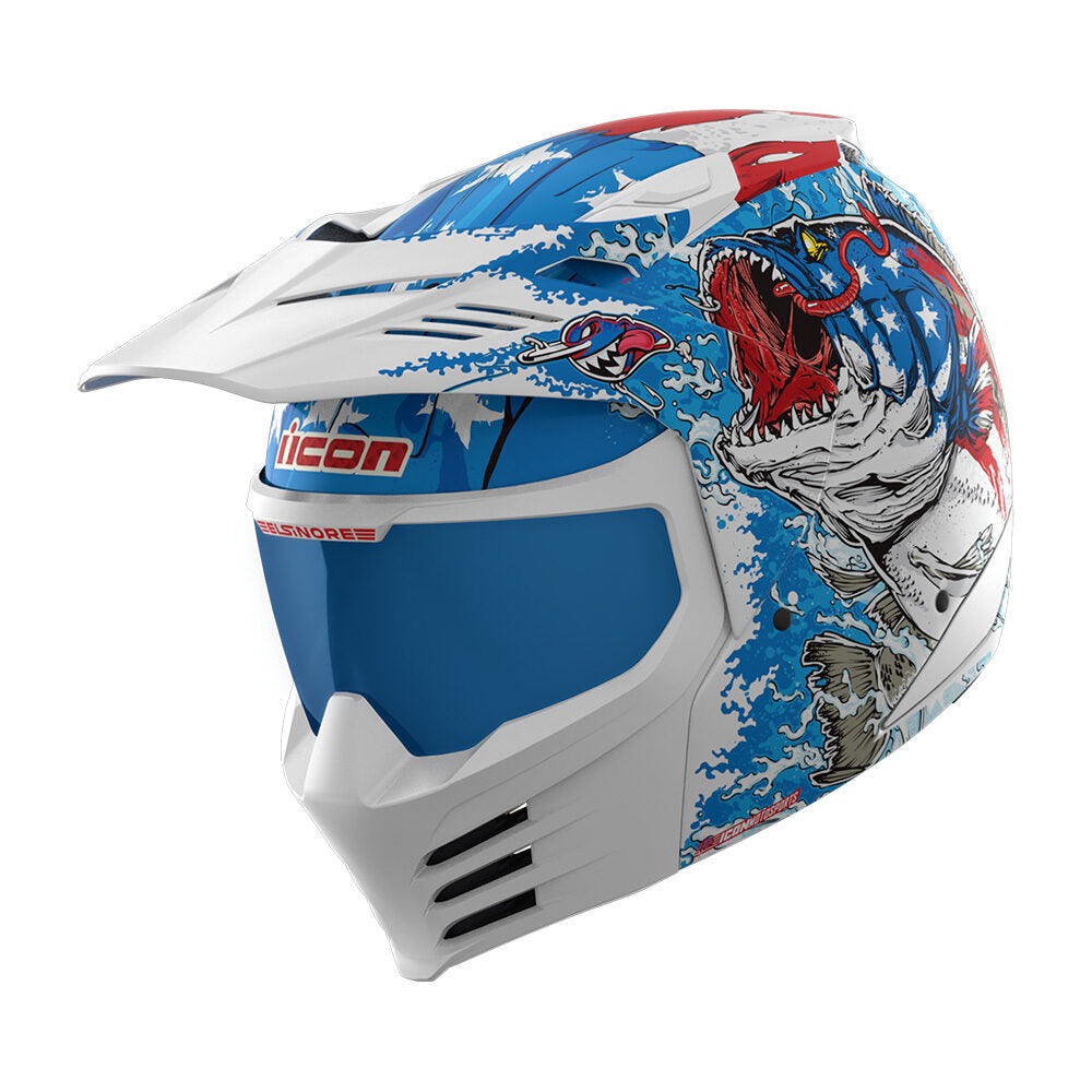 Casco Elsinore American Basstard - Azul