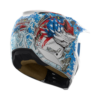 Casco Elsinore American Basstard - Azul