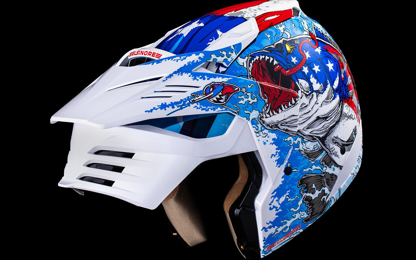 Casco Elsinore American Basstard - Azul