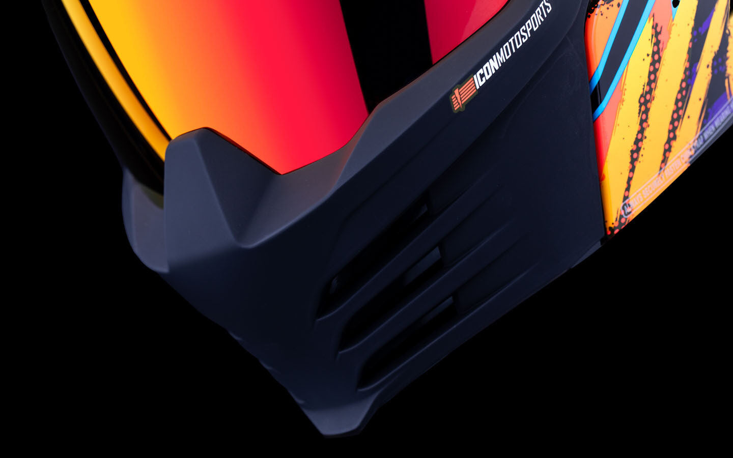 Casco Icon Elsinore Rad Dawn - Naranja