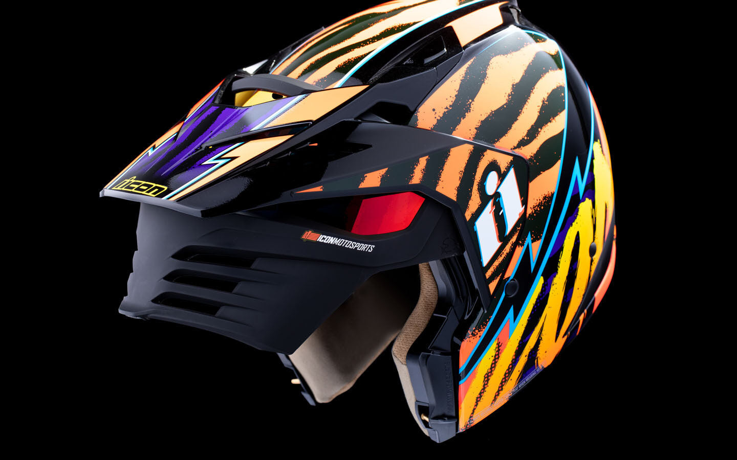 Casco Icon Elsinore Rad Dawn - Naranja