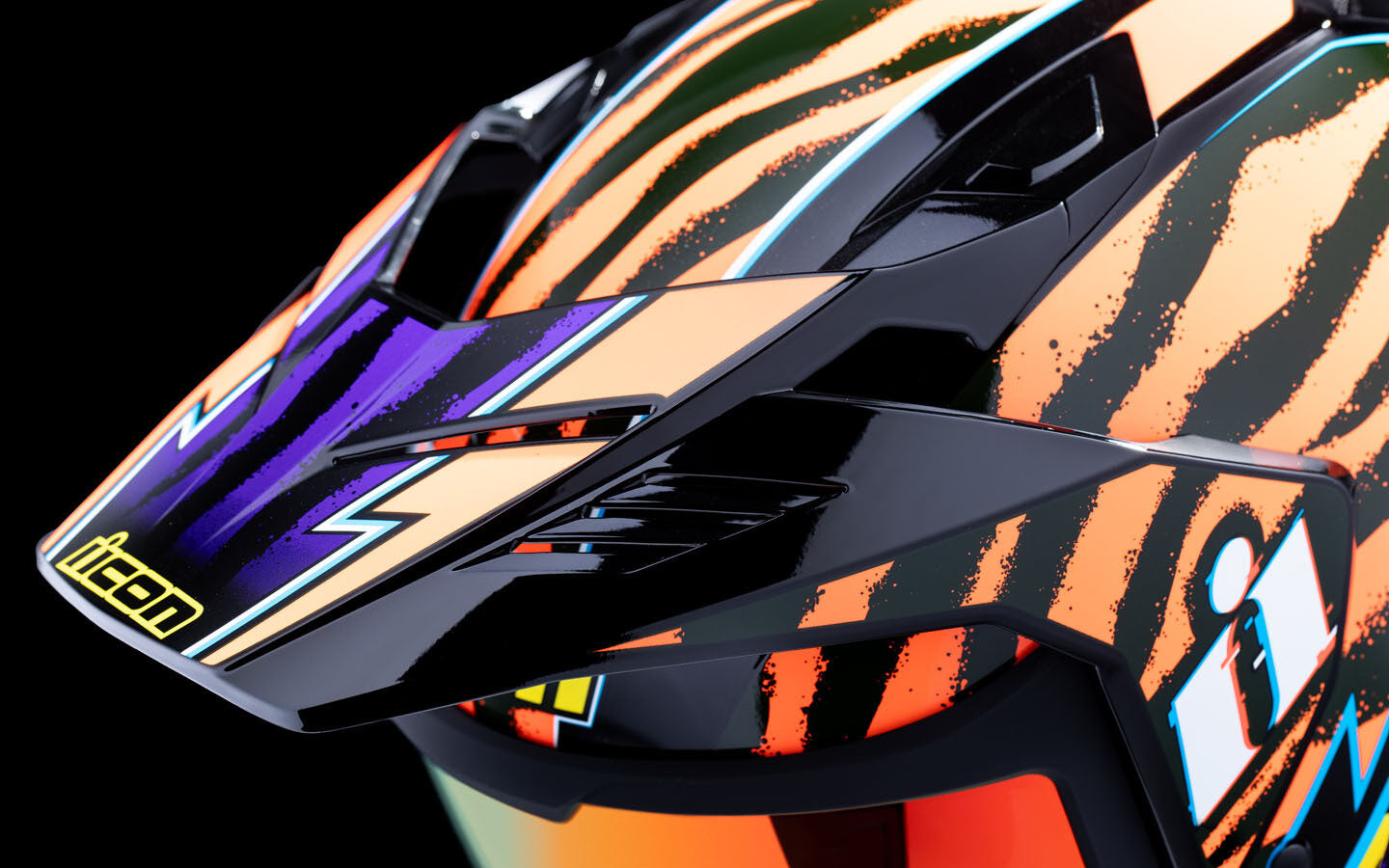 Casco Icon Elsinore Rad Dawn - Naranja