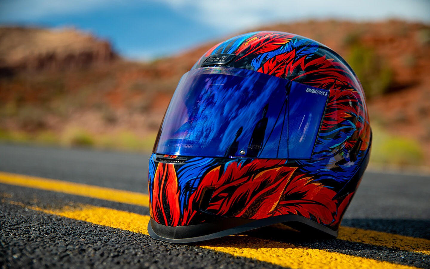 Casco ICON Airform  Fever Dream - Azul