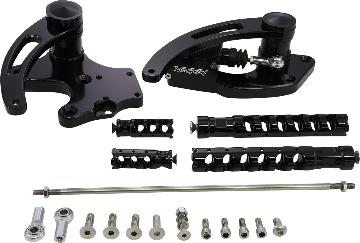 Controles de avance del freno de boca - Control de avance - Negro - Ranurado