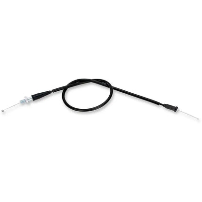 Cable del acelerador de vinilo negro.